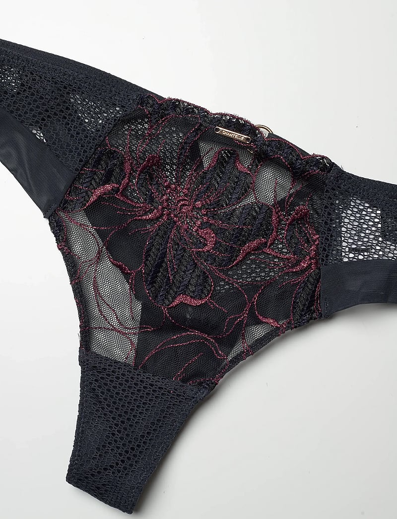 CHANTELLE - FLEURS SIGNATURE Tanga - brazilian trosor - sailing blue lurex - 5