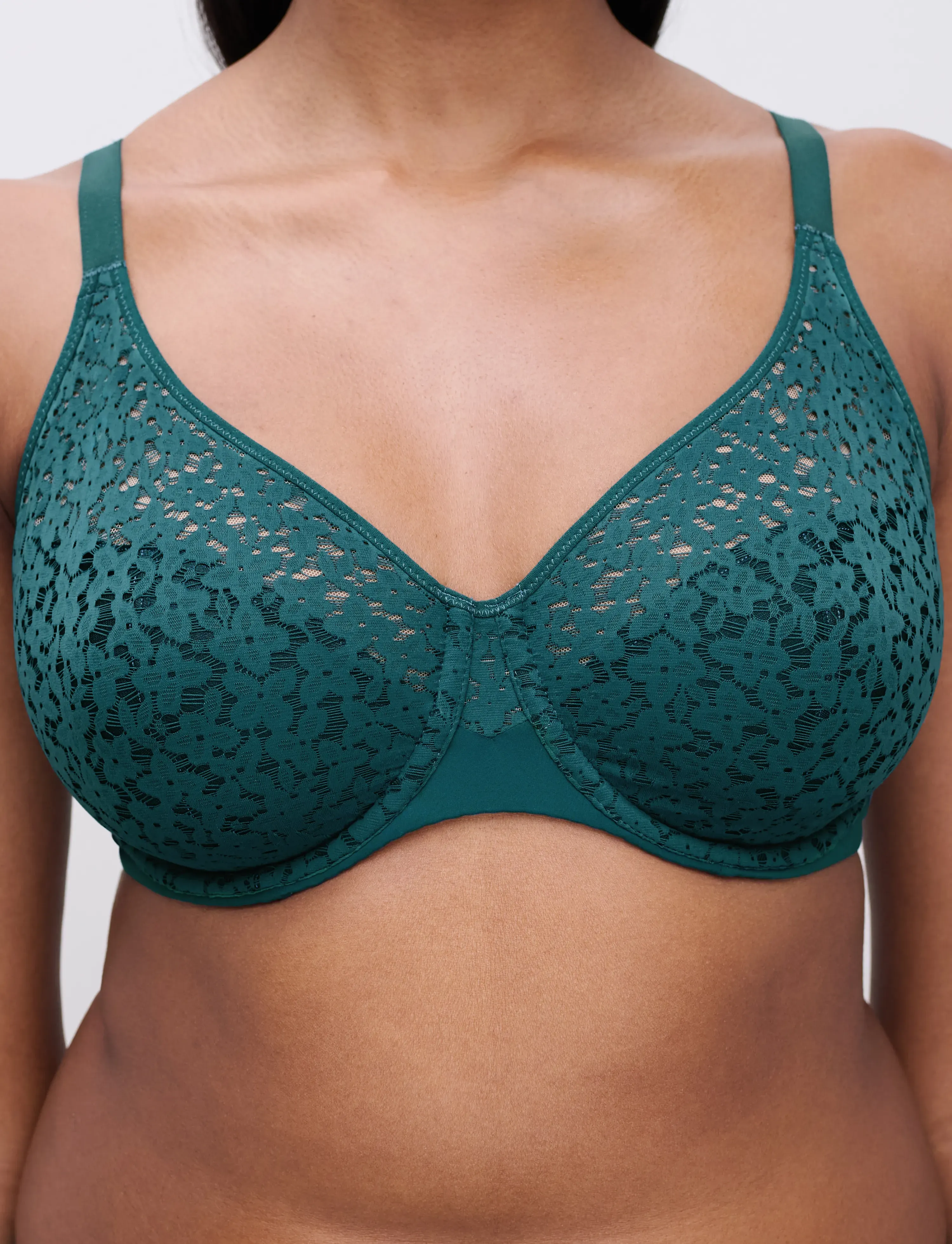 CHANTELLE - Norah Covering molded bra - wired bras - oriental green - 3