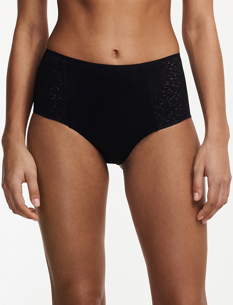 CHANTELLE - Norah High Waisted Full Brief - midi & maxi trusser - black - 0