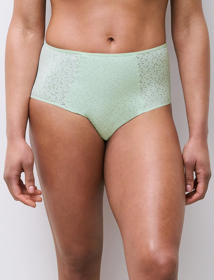CHANTELLE - Norah High Waisted Full Brief - midi & maxi trosor - celadon - 0