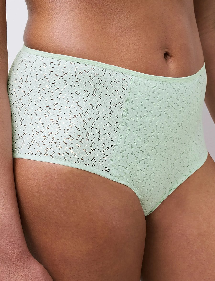 CHANTELLE - Norah High Waisted Full Brief - midi & maxi trosor - celadon - 3