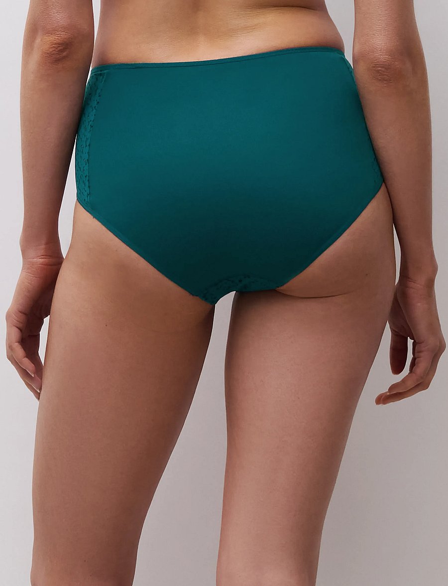CHANTELLE - Norah High-waisted full brief - midi & maxi trusser - oriental green - 4