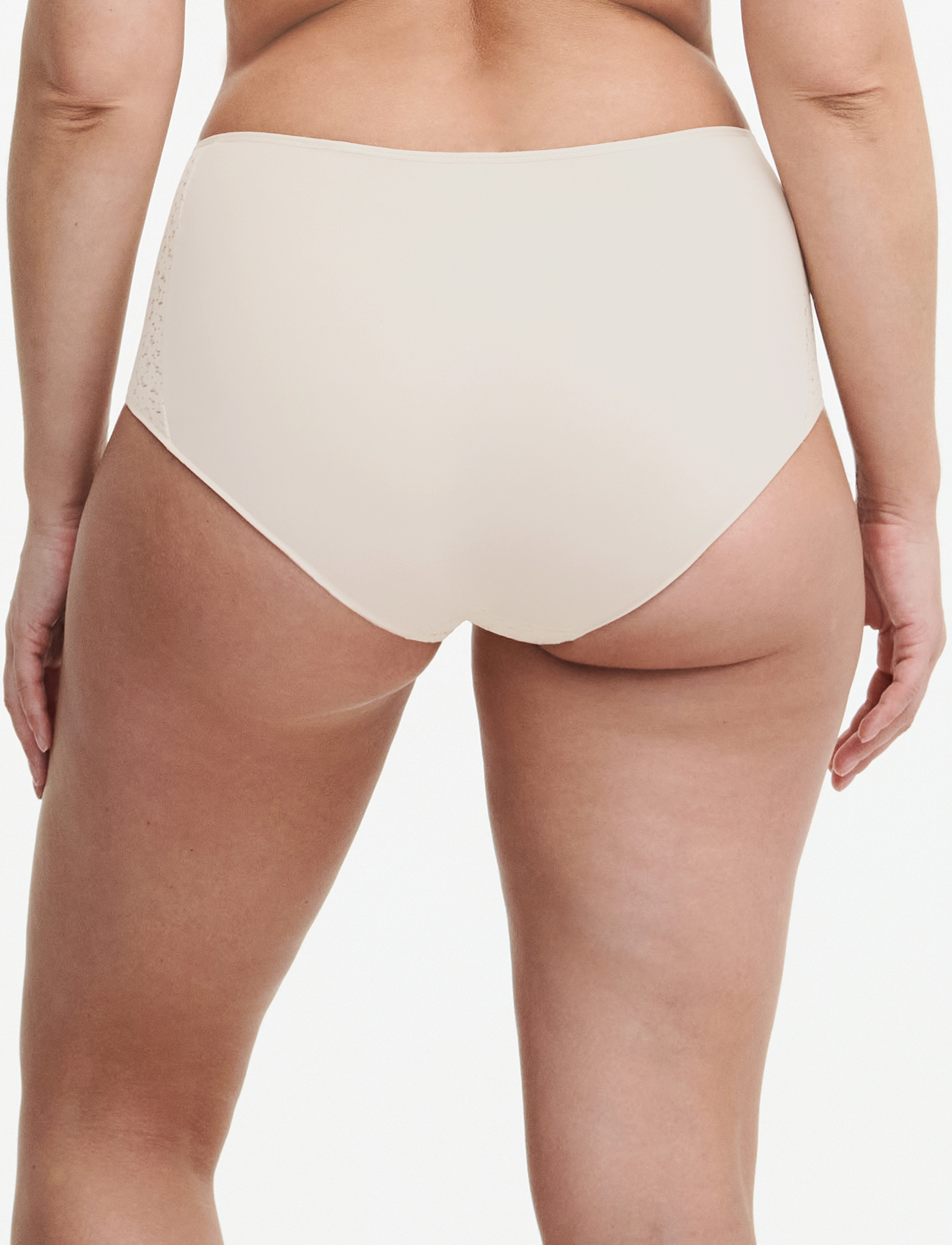 CHANTELLE - Norah High-waisted full brief - midi ja maxi püksikud - talc - 4