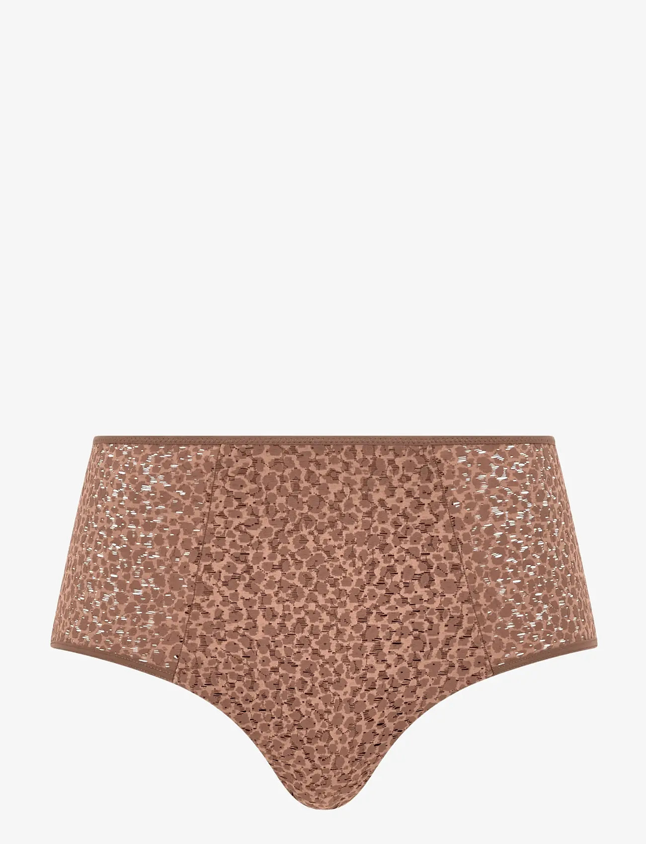 CHANTELLE - Norah High-waisted full brief - midi & maxi trusser - wild brown - 1