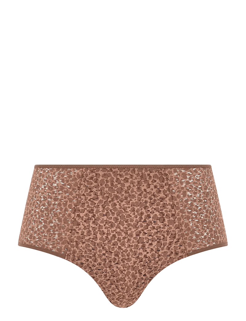 CHANTELLE - Norah High-waisted full brief - midi & maxi trusser - wild brown - 1