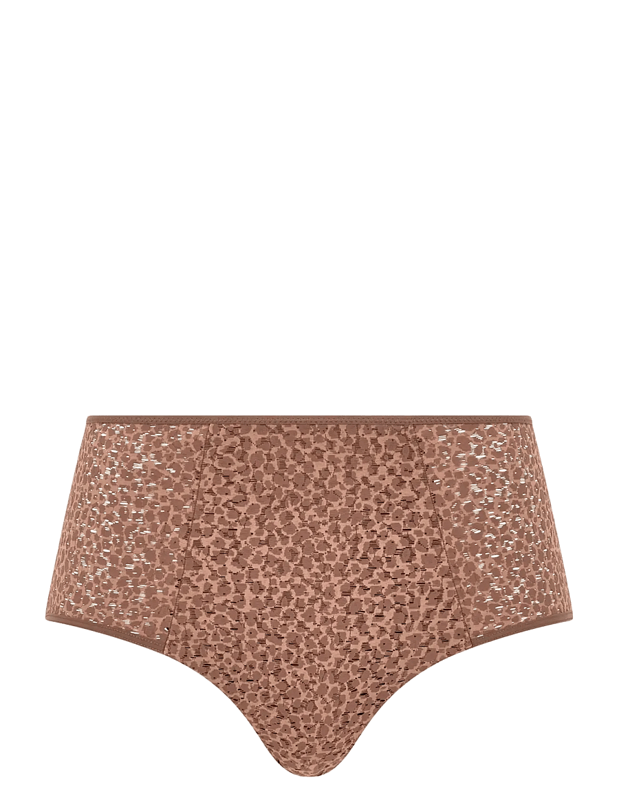 CHANTELLE - Norah High-waisted full brief - midi & maxi slips - wild brown - 1