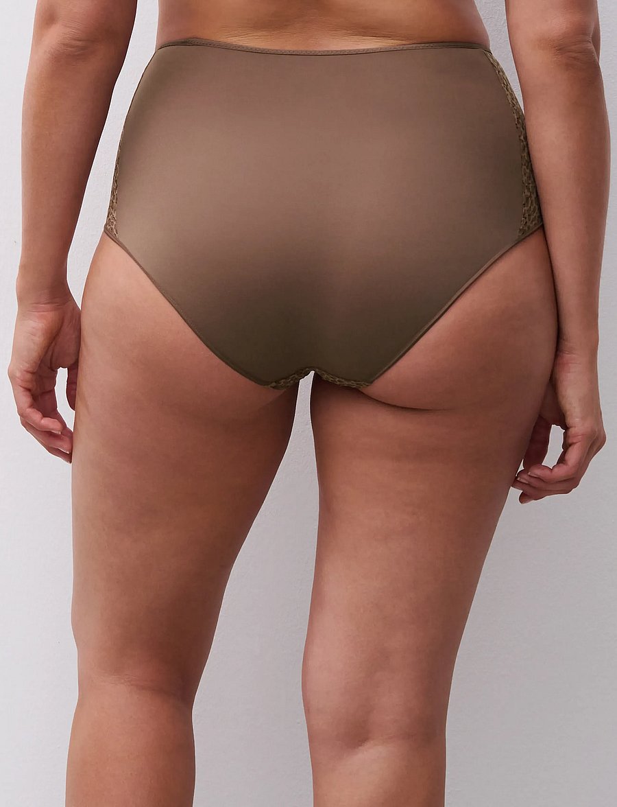 CHANTELLE - Norah High-waisted full brief - midi & maxi slips - wild brown - 3