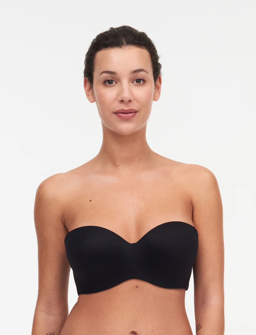 CHANTELLE - Norah Bandeau t-shirt bra - axelbandslösa bh:ar - black - 0