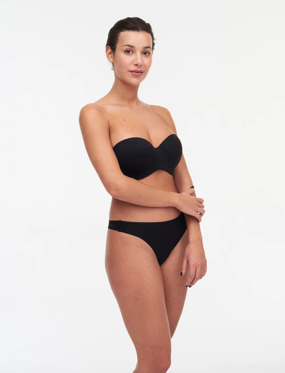 CHANTELLE - Norah Bandeau t-shirt bra - axelbandslösa bh:ar - black - 4