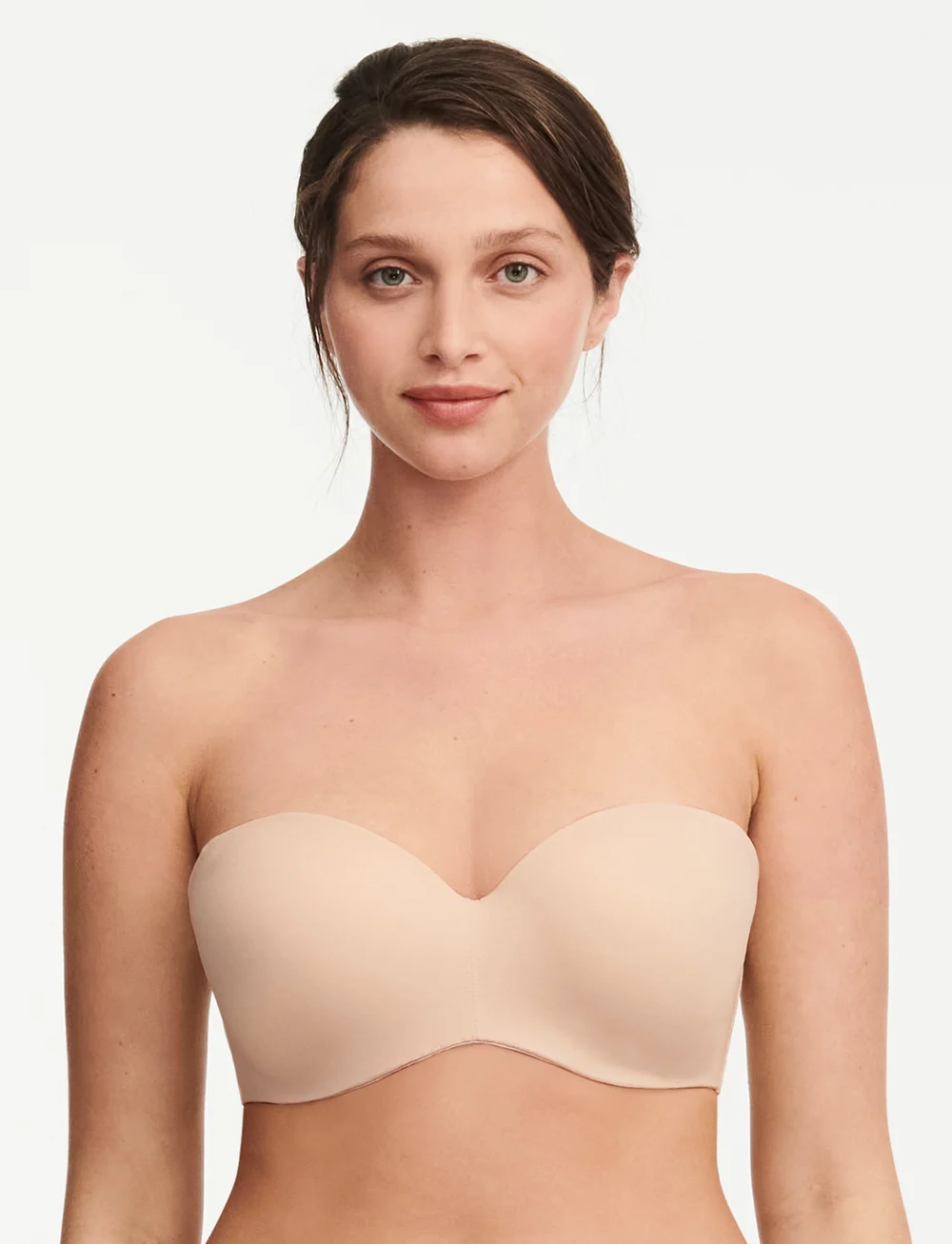 CHANTELLE - Norah Bandeau t-shirt bra - axelbandslösa bh:ar - golden beige - 0