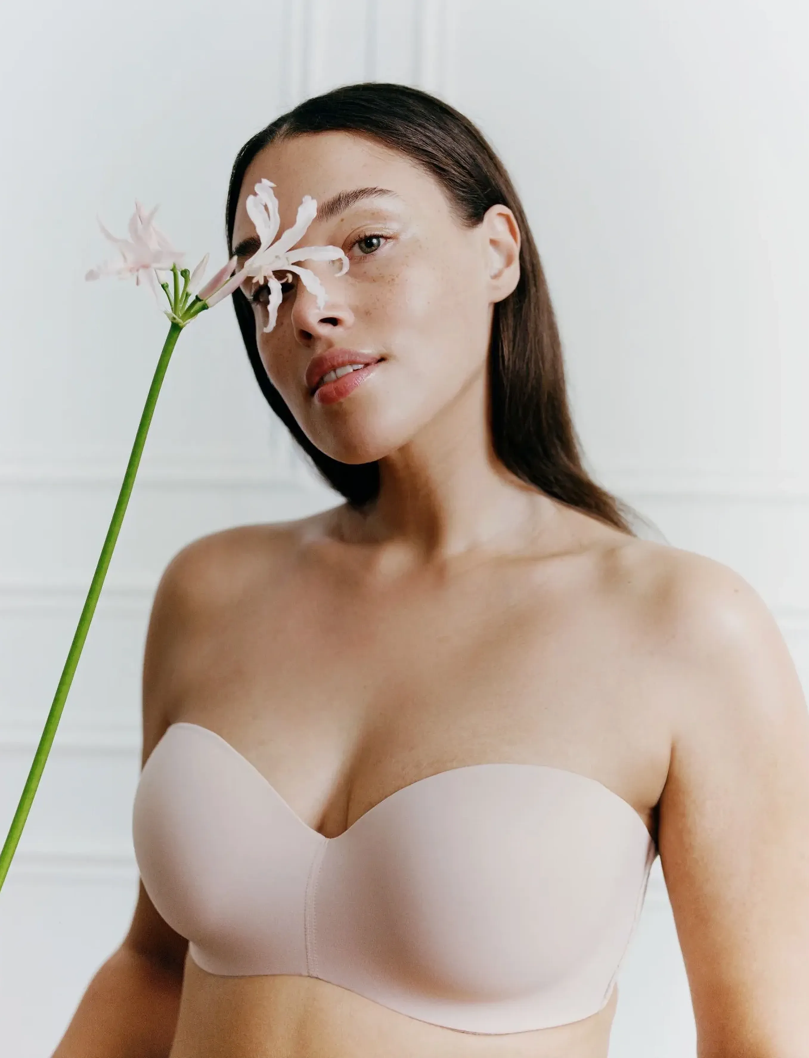 CHANTELLE - Norah Bandeau t-shirt bra - halterlose bhs - golden beige - 3