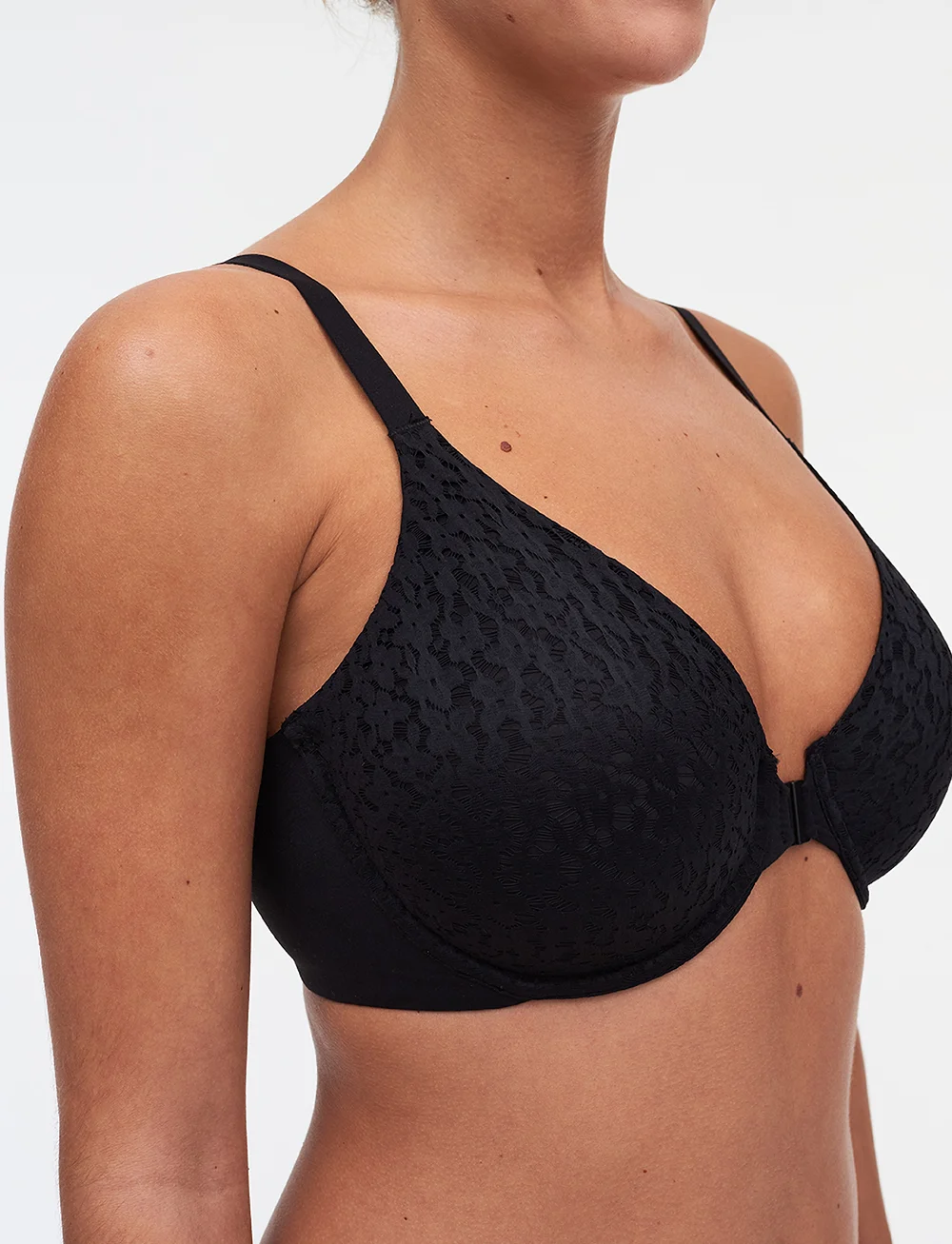 CHANTELLE - Norah Front Closer Bra - bh:ar med bygel - black - 4