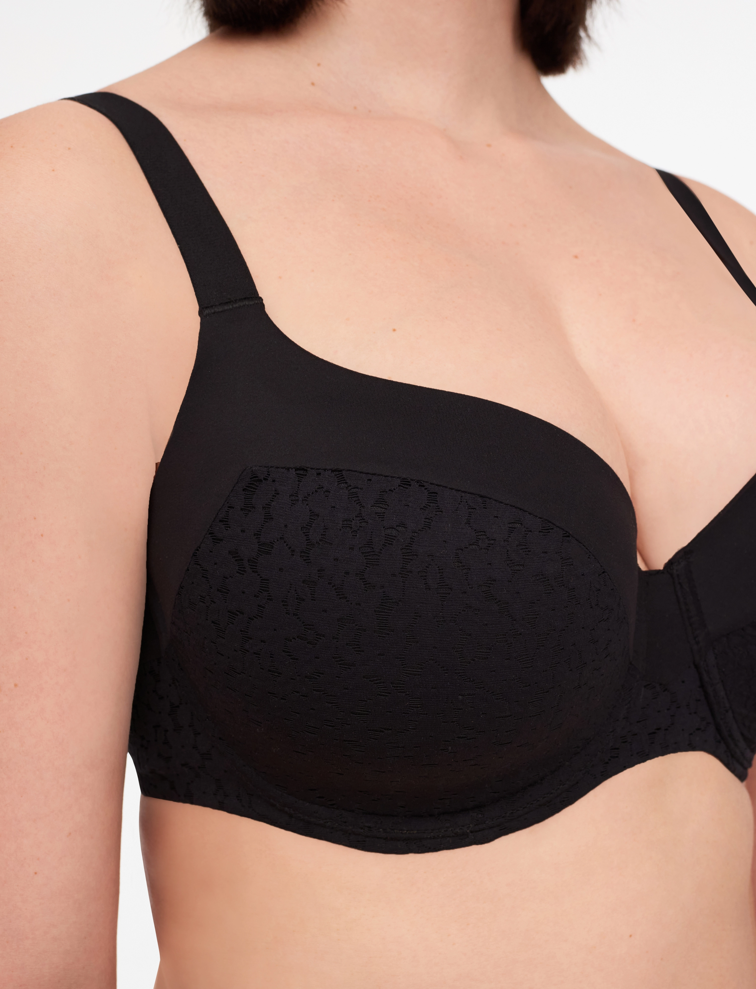 CHANTELLE - Norah Covering T-Shirt Bra - t-shirt bras - black - 4