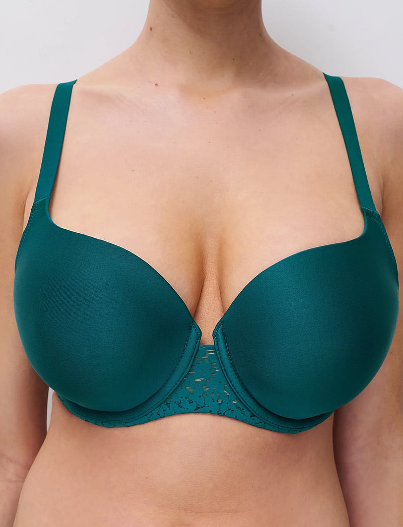 CHANTELLE - Norah Covering t-shirt bra - full cup bras - oriental green - 5