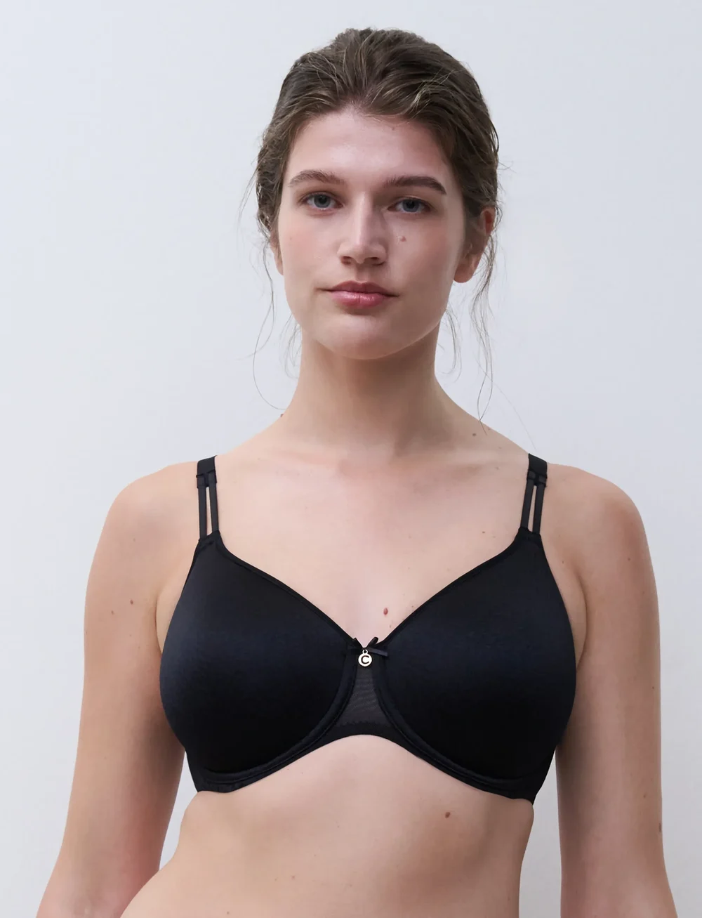 CHANTELLE - Norah Covering spacer bra - t-shirt bras - black - 3