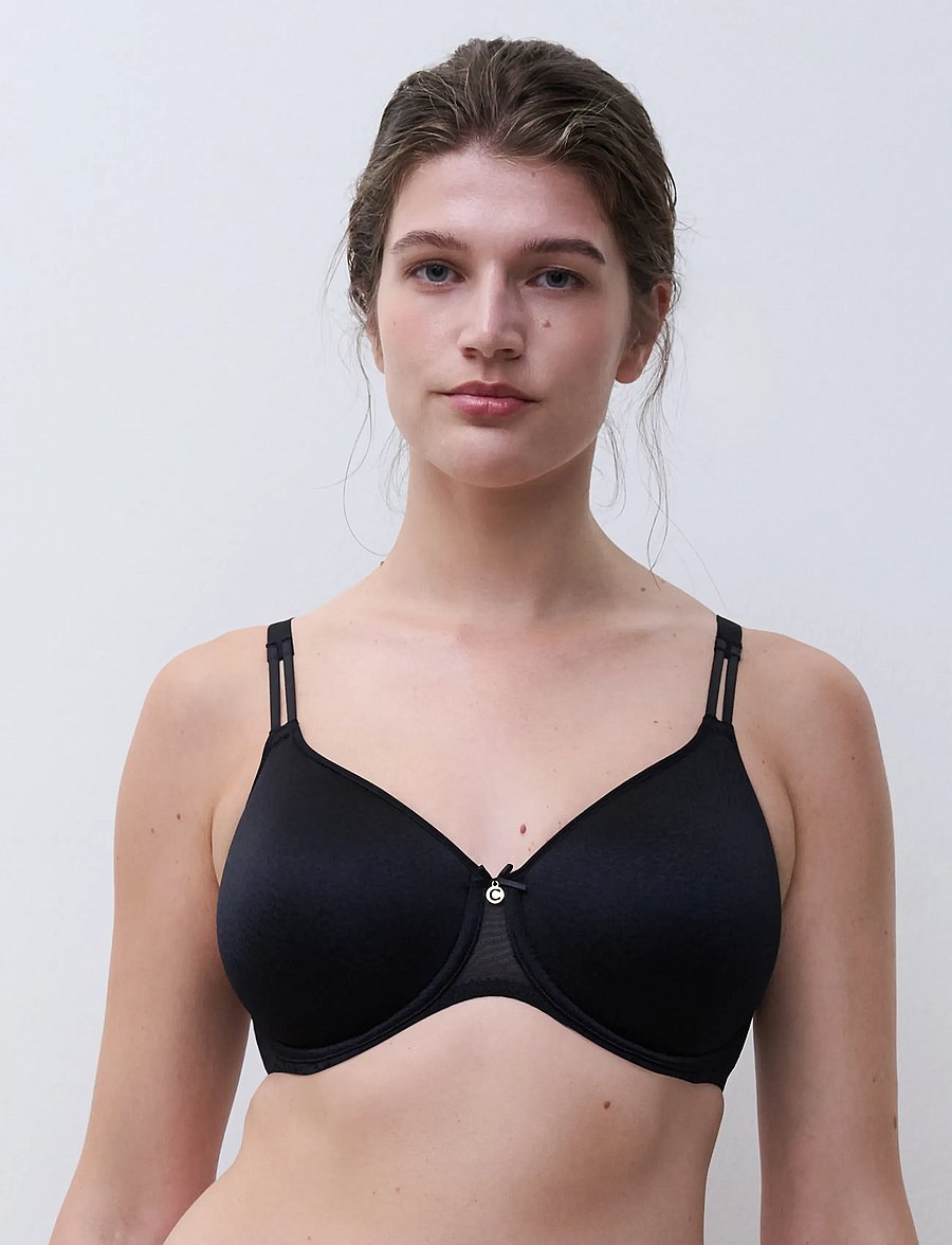CHANTELLE - Norah Covering spacer bra - t-shirt bhs - black - 3