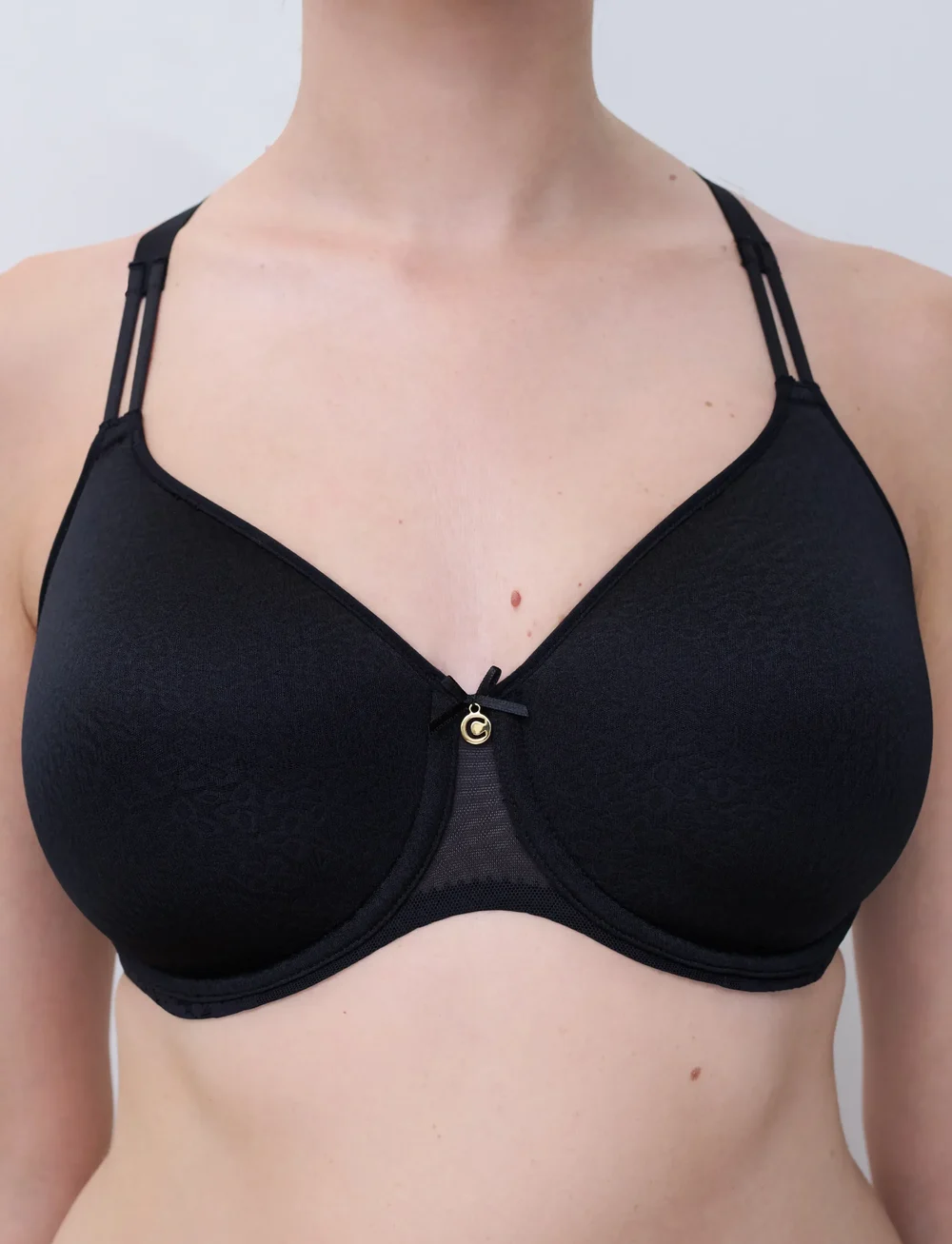 CHANTELLE - Norah Covering spacer bra - t-shirt bras - black - 4