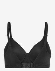 CHANTELLE - C Comfort Wirefree support t-shirt bra - non wired bras - black - 2