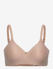 C Comfort Wirefree support t-shirt bra - NUDE
