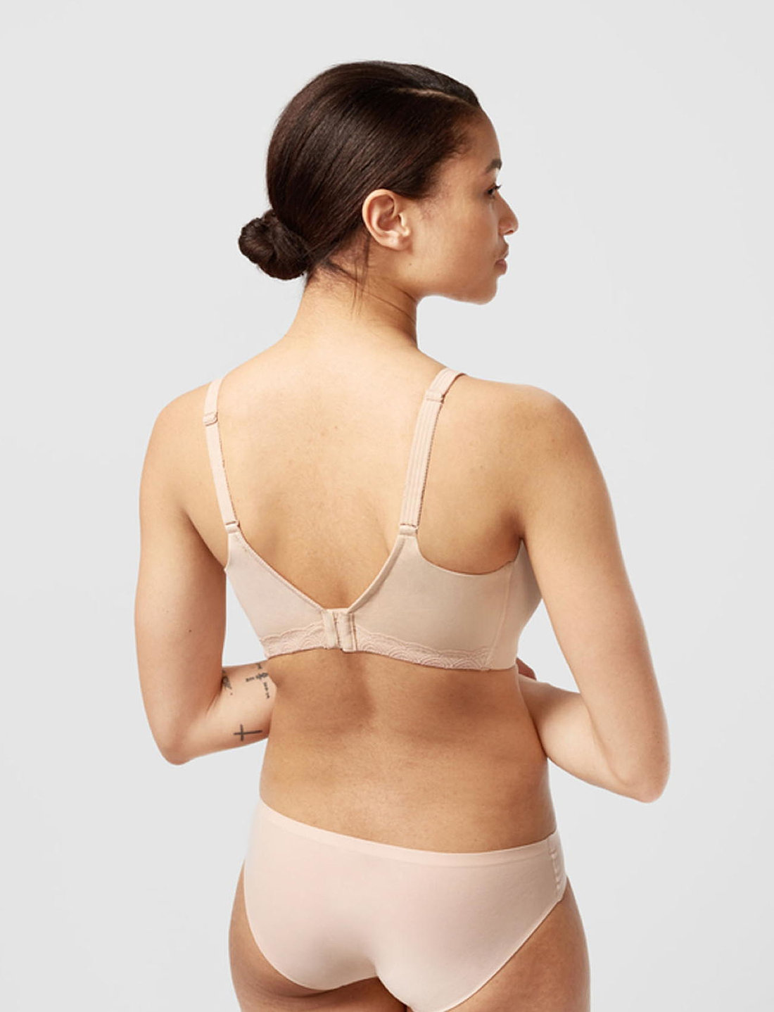 CHANTELLE - C Comfort Wirefree support t-shirt bra - non wired bras - nude - 3