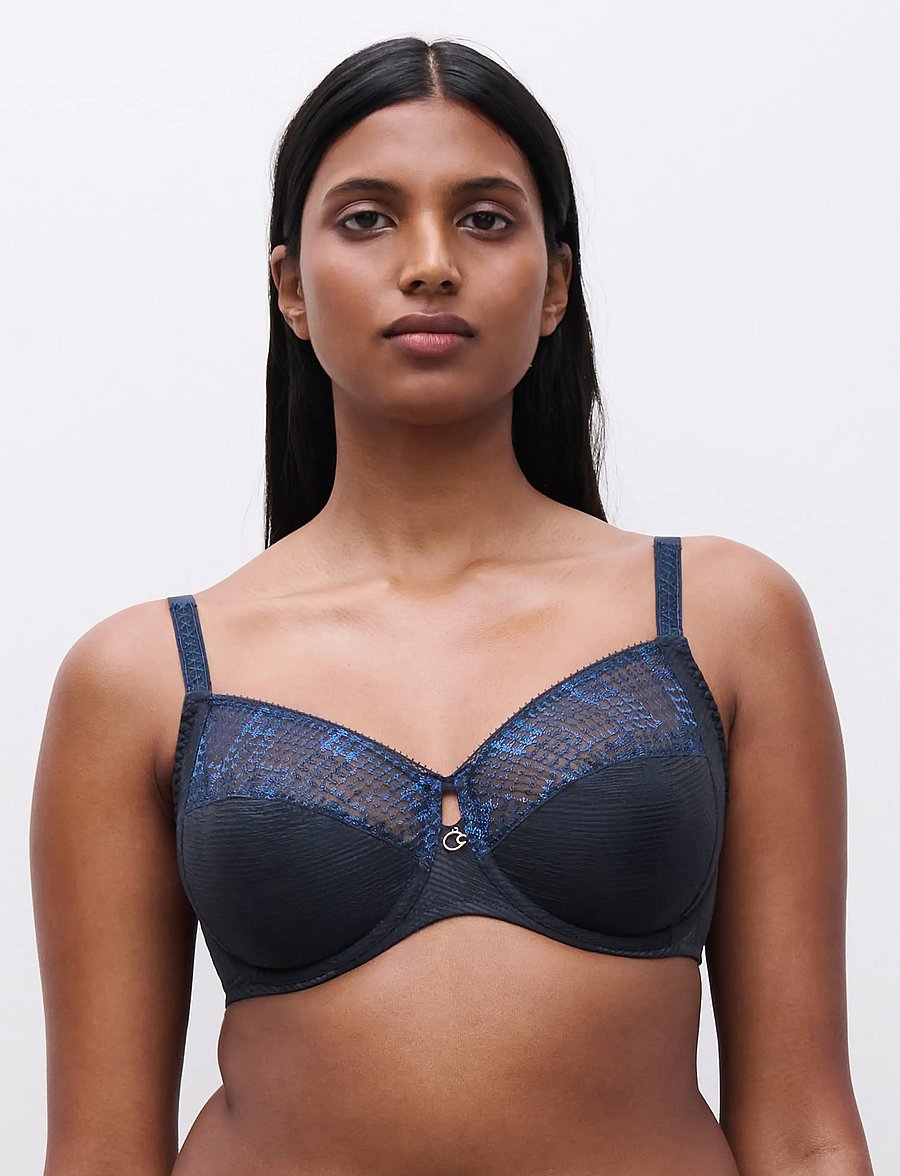 CHANTELLE - INTRIGUE Underwire very covering bra - biustonosze z fiszbinami - sailing blue - 3