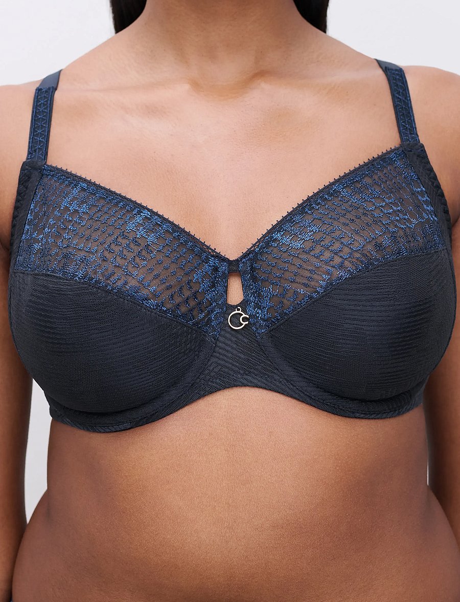 CHANTELLE - INTRIGUE Underwire very covering bra - beha's met beugels - sailing blue - 4