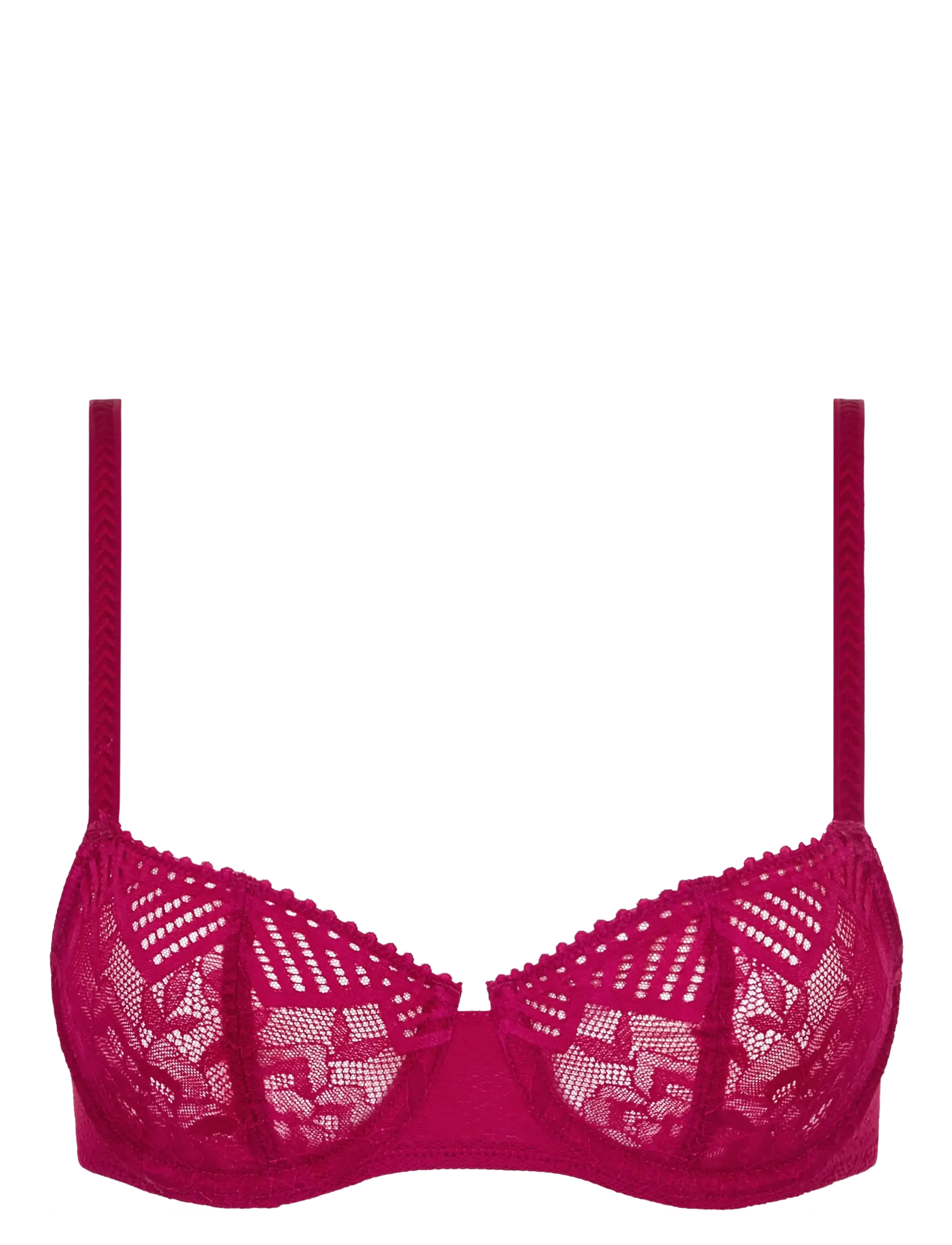 CHANTELLE Origins Half-cup bra - Balconette BH:ar - RUBY PINK / red