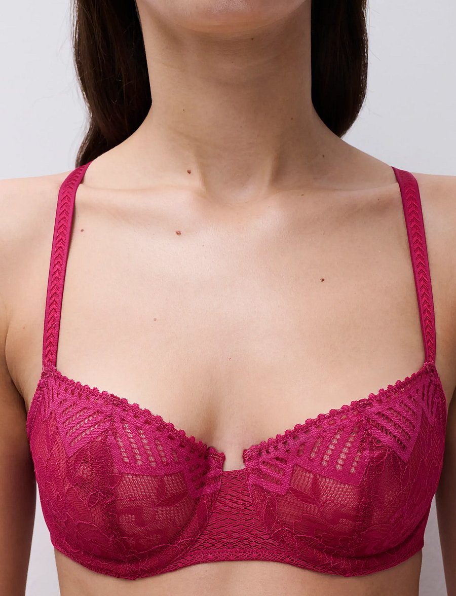 CHANTELLE - Origins Half-cup bra - balconette bh:ar - ruby pink - 2