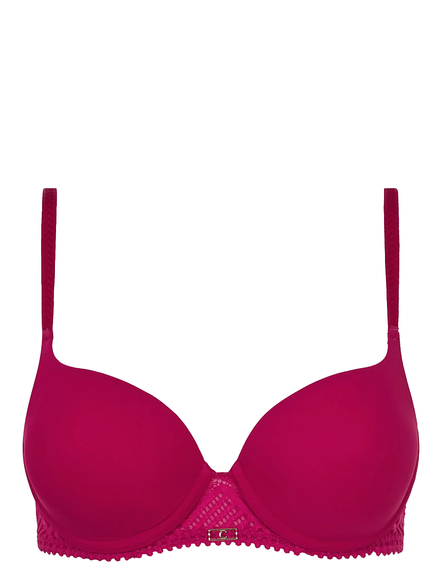 CHANTELLE - Origins Covering t-shirt bra - julegaver under 1000kr - ruby pink - 1