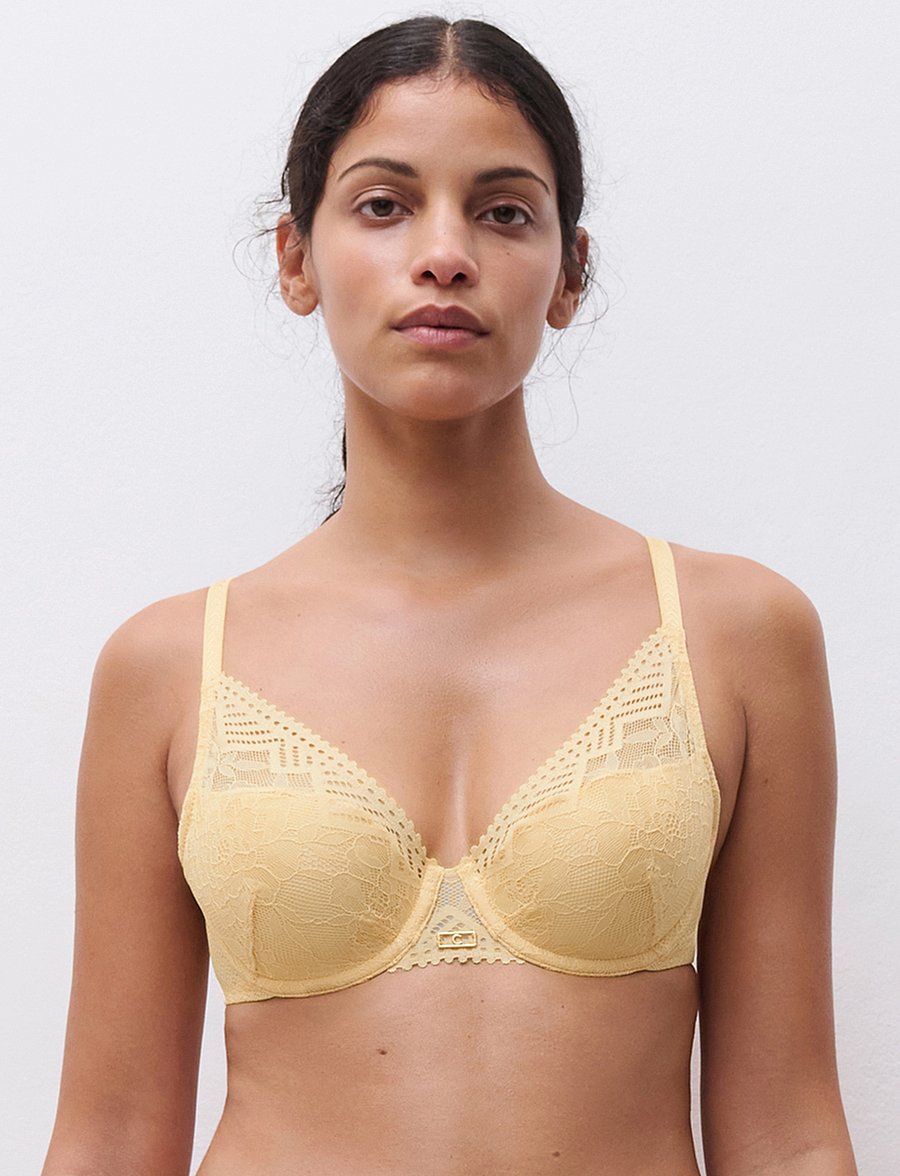 CHANTELLE - Origins Plunge Spacer Bra - sunflower yellow - 0