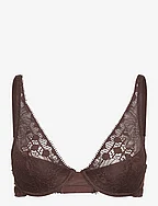 Day to Night Plunge spacer bra - BROWN