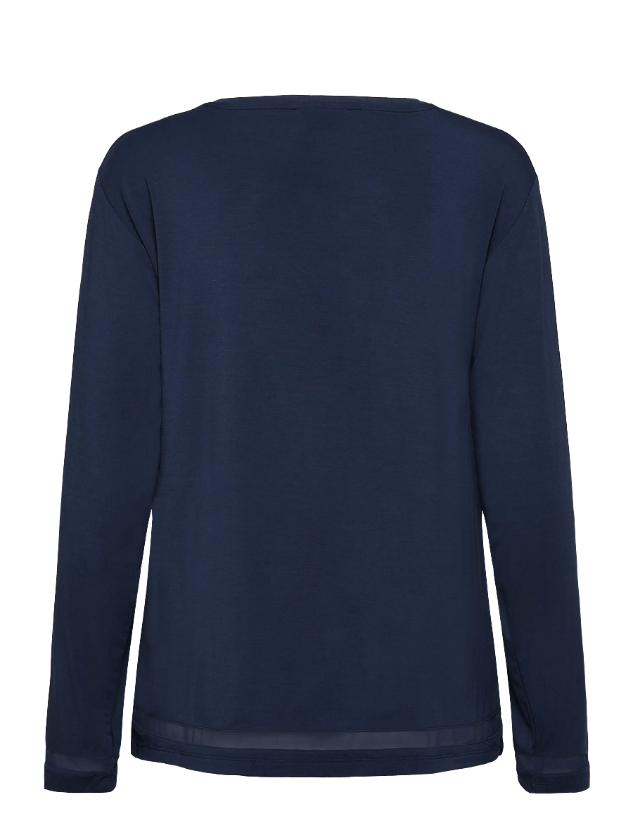 CHANTELLE - Joe LS T-shirt - oberteile - blue carbon - 2