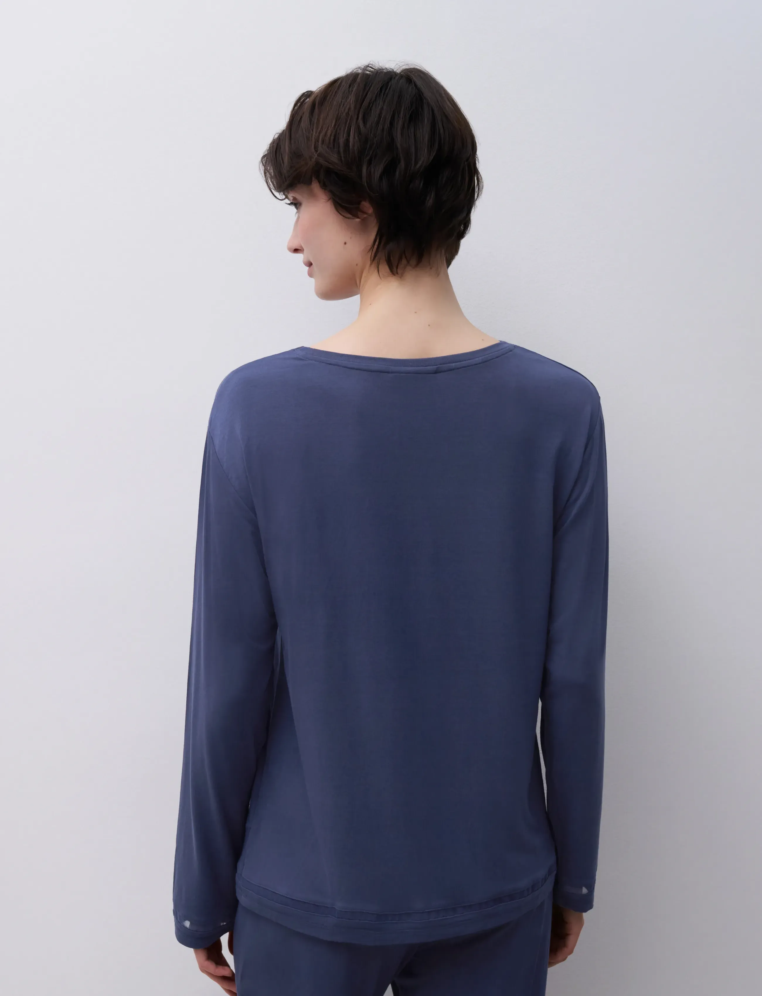 CHANTELLE - Joe LS T-shirt - blue carbon - 3