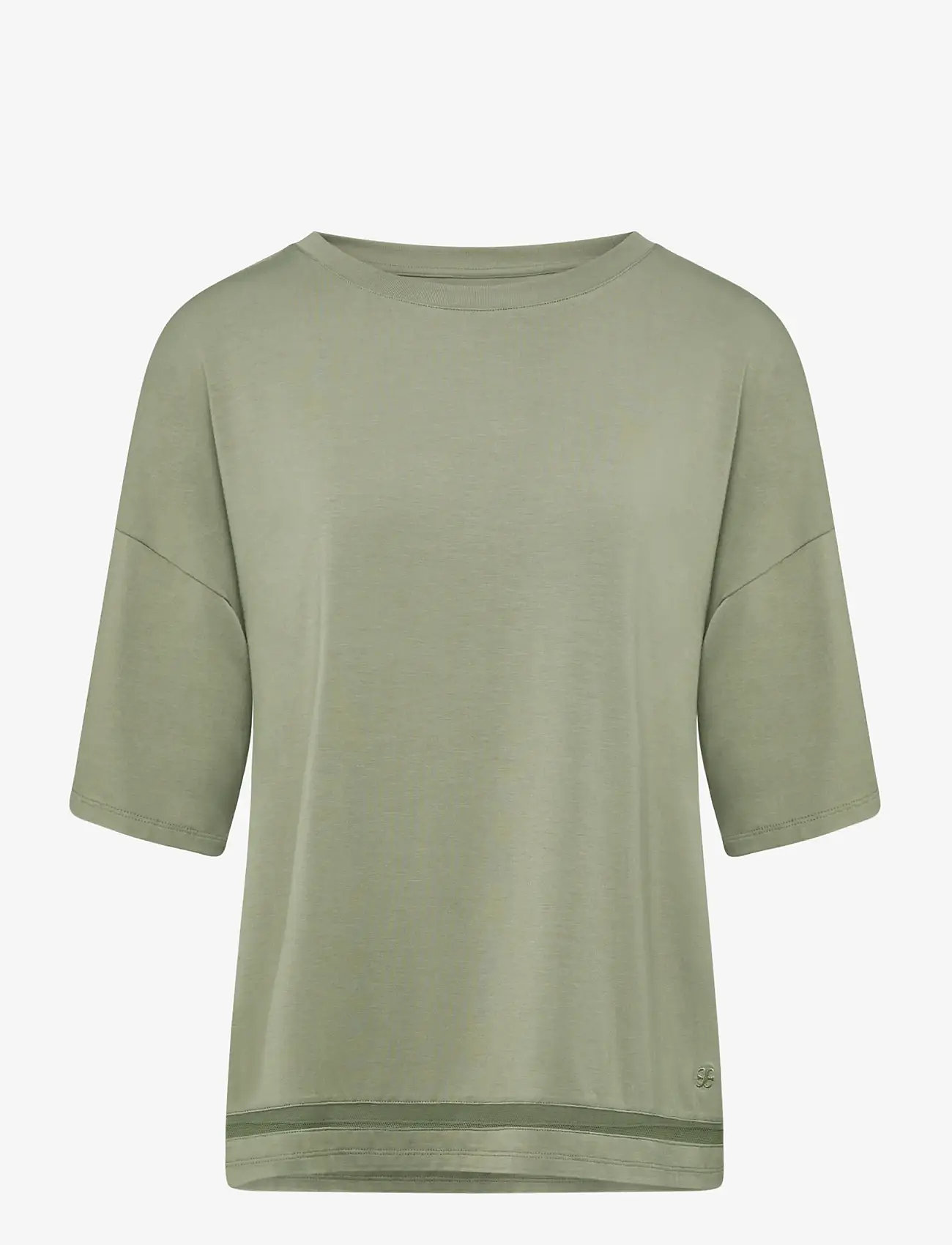 CHANTELLE - Joe SS T-shirt - Öö- ja puhkerõivad - green qwartz - 1