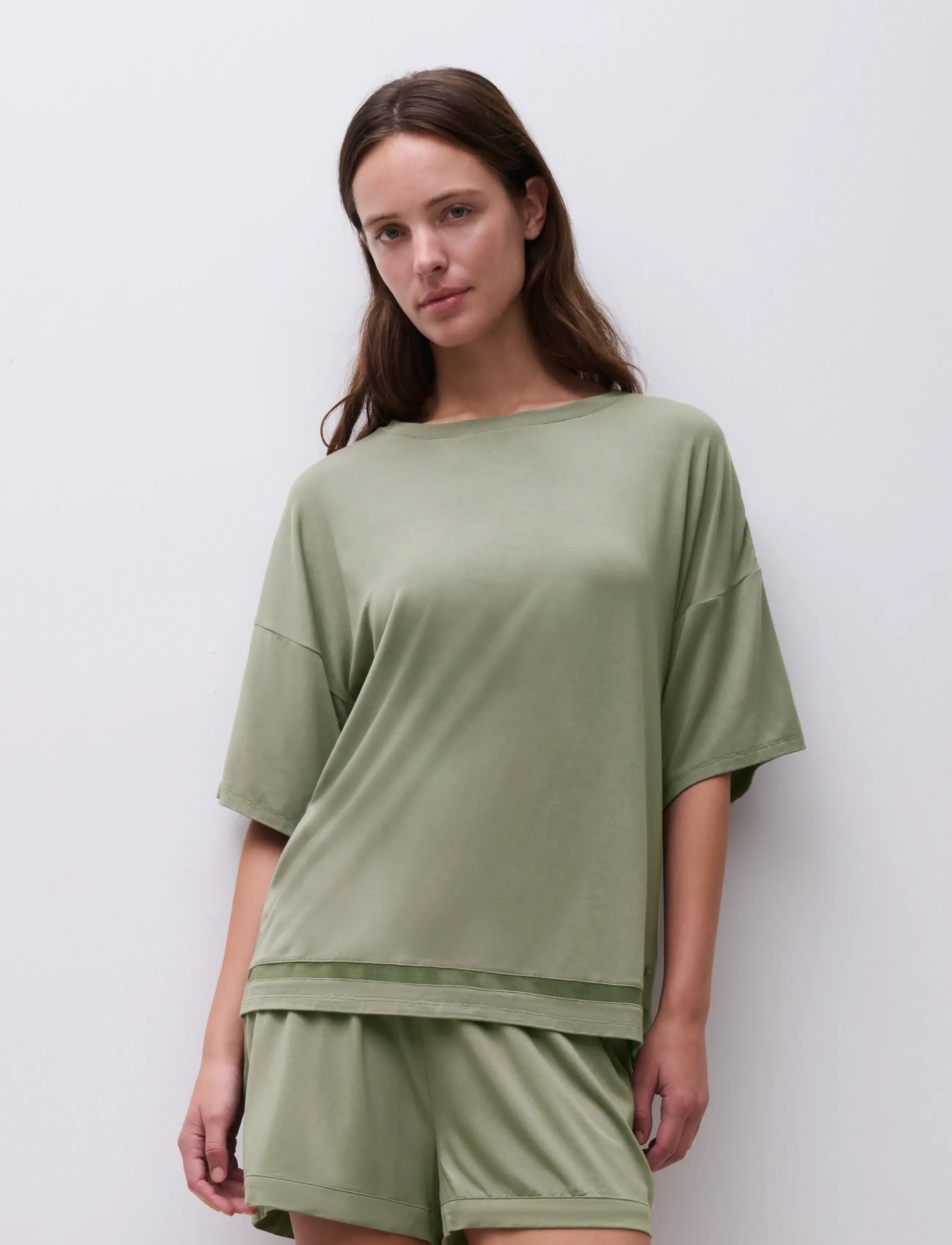 CHANTELLE Joe Ss T-Shirt, L, Night & Loungewear, Khakigrün - Oberteile, Frauen