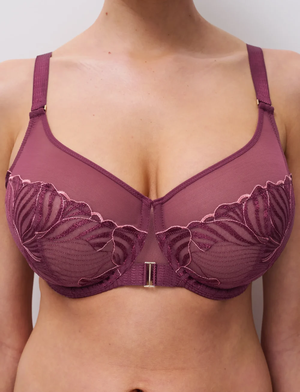 CHANTELLE - LEGEND Underwire very covering bra - fuldskåls bh'er - sienna / guava - 3