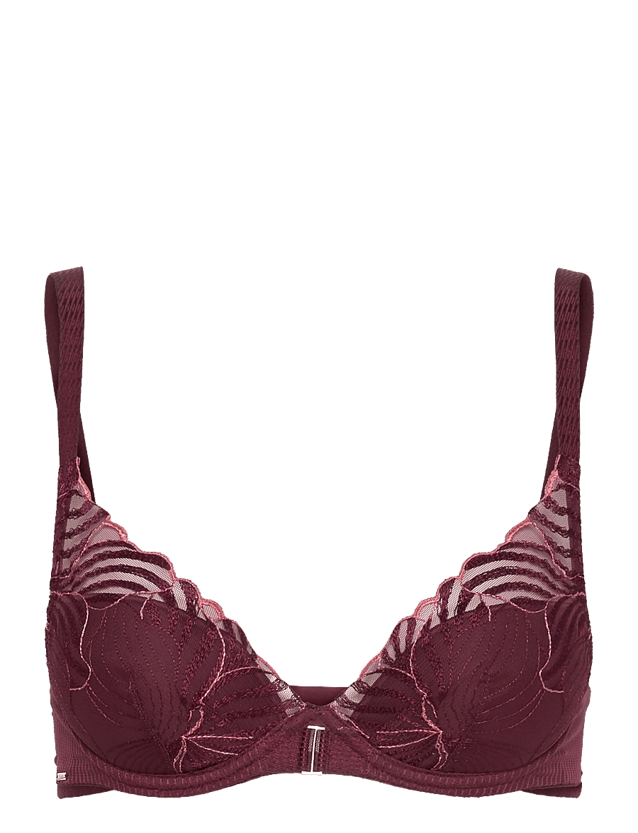 CHANTELLE - LEGEND T-shirt plunge bra - brjóstahaldari með djúpri skoru - sienna / guava - 1