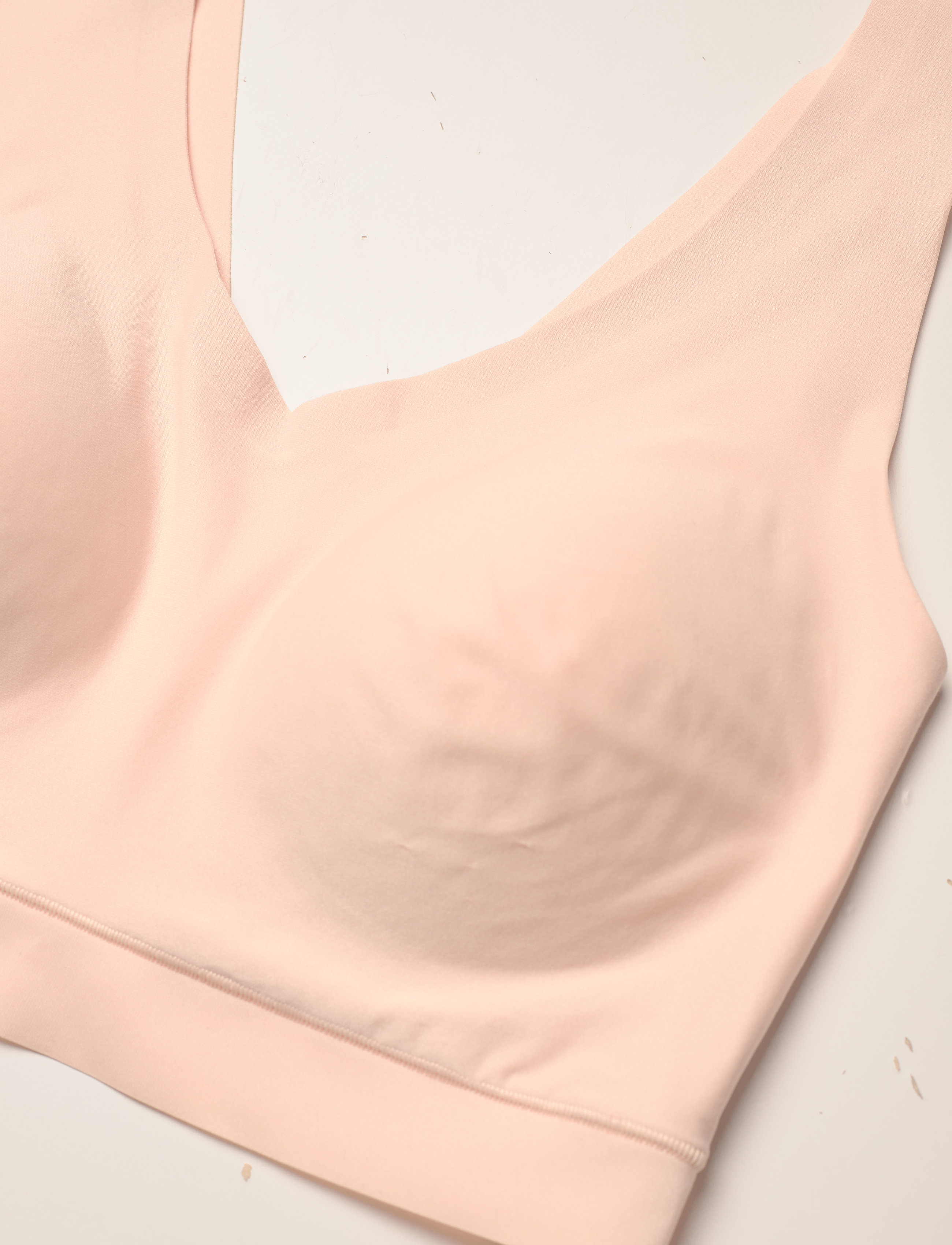CHANTELLE - Soft Stretch Padded V-Neck Top - tank top-bh'er - golden beige - 5