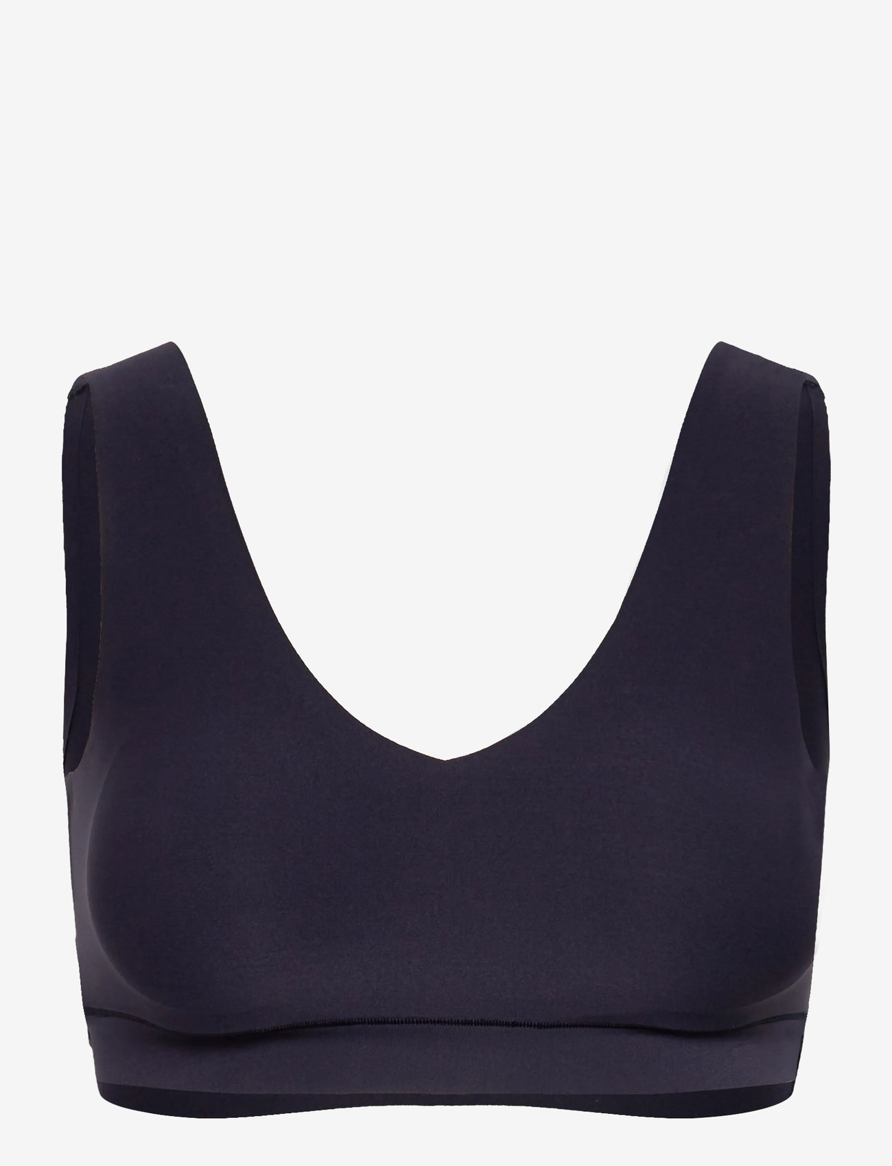 CHANTELLE - Soft Stretch V-Neck Padded Top - bh-linnen - marine blue - 1