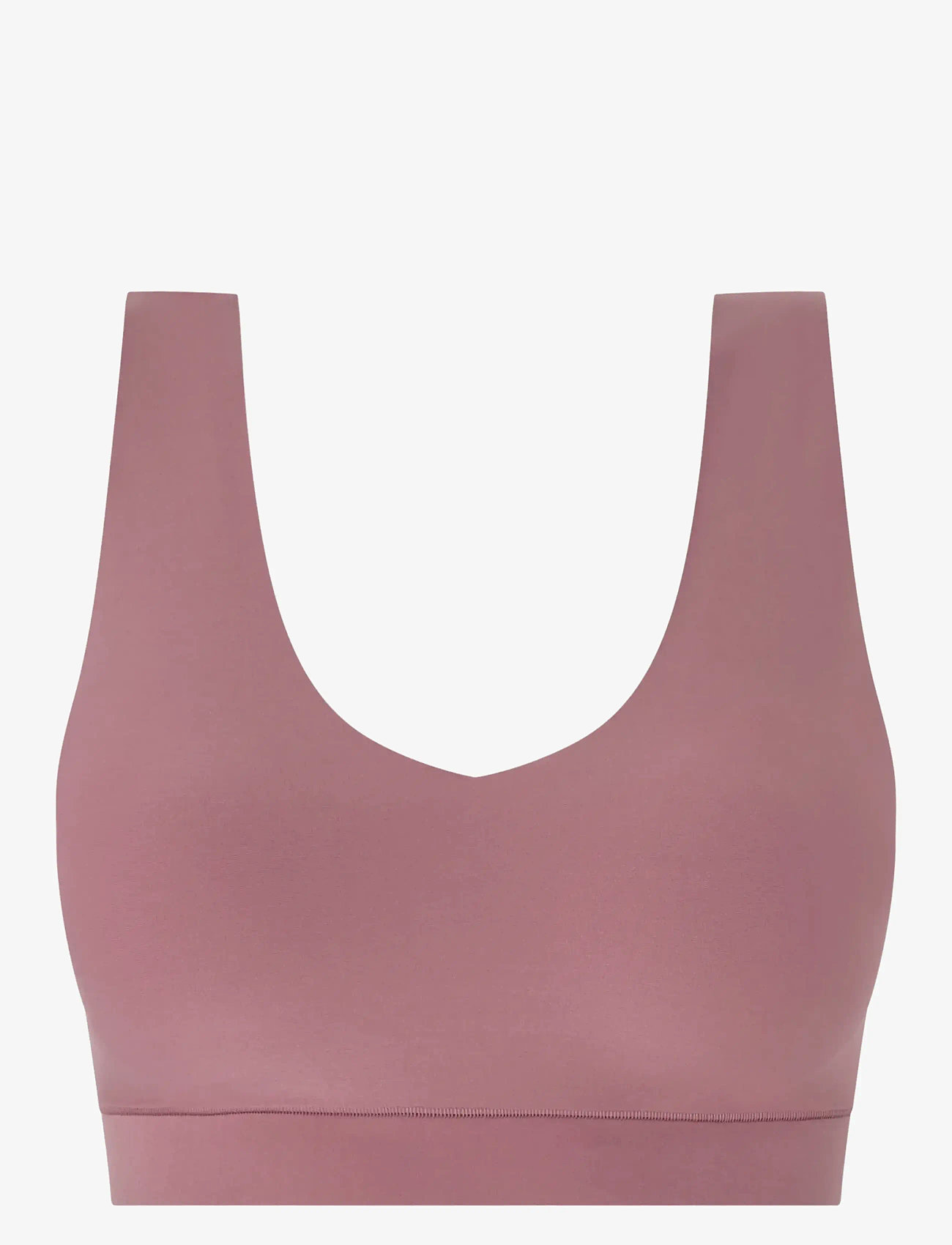 CHANTELLE - Soft Stretch Padded V-Neck Top - tank-top-bhs - rose des bois - 1