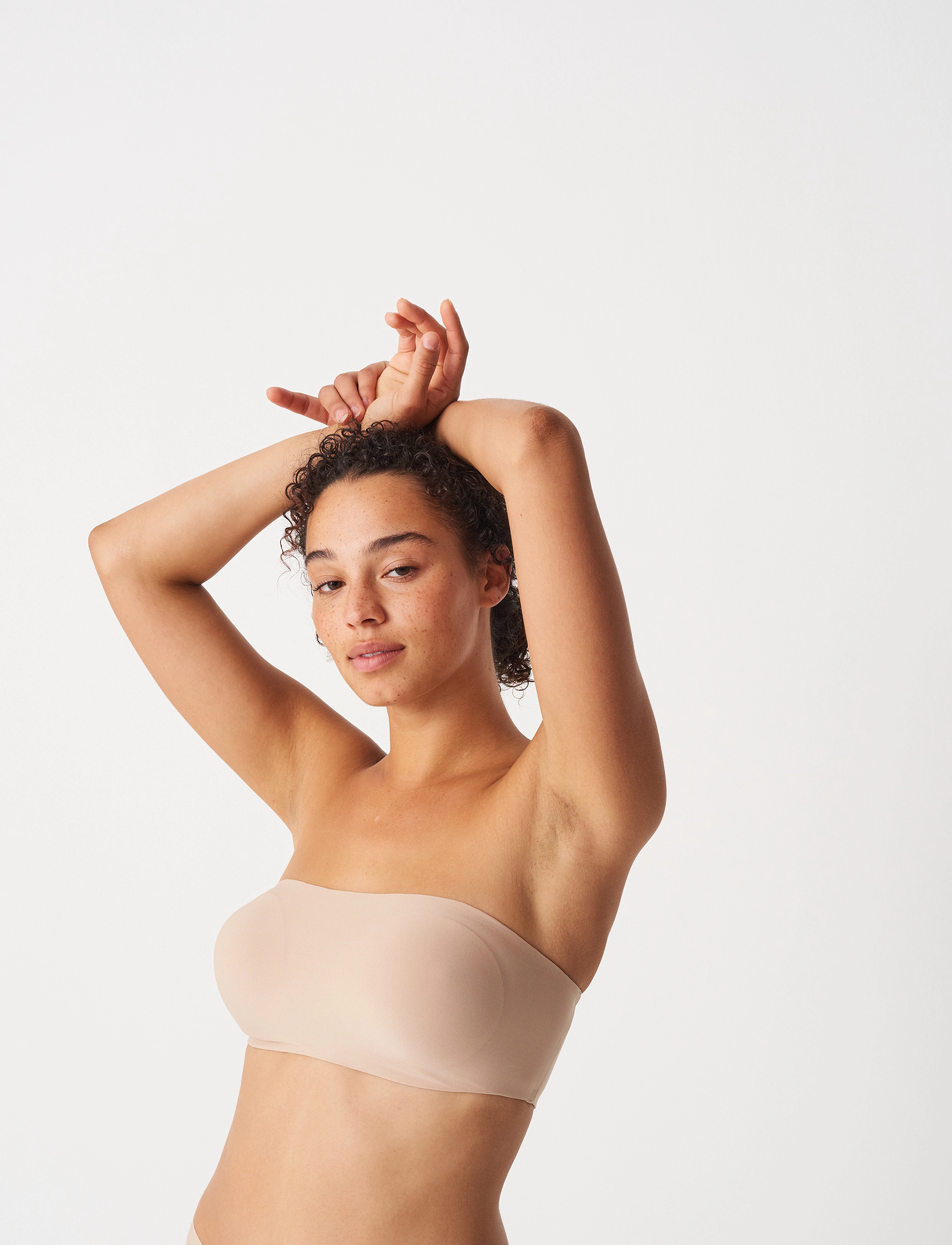 CHANTELLE - SoftStretch Padded Bandeau - axelbandslösa bh:ar - nude - 0