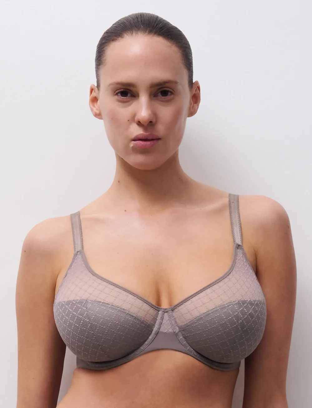 CHANTELLE - NORAH CHIC Underwire covering molded bra - bøjle-bh’er - bronzed taupe - 0