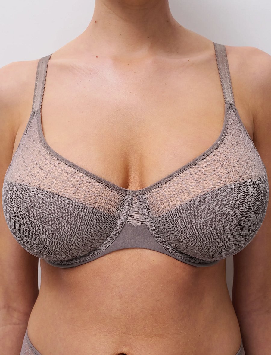 CHANTELLE - Norah Chic Covering molded bra - bronzed taupe - 3