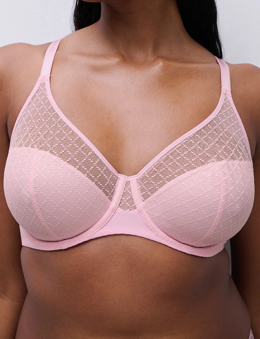 CHANTELLE - Norah Chic Covering molded bra - bh:ar med bygel - candy pink - 4