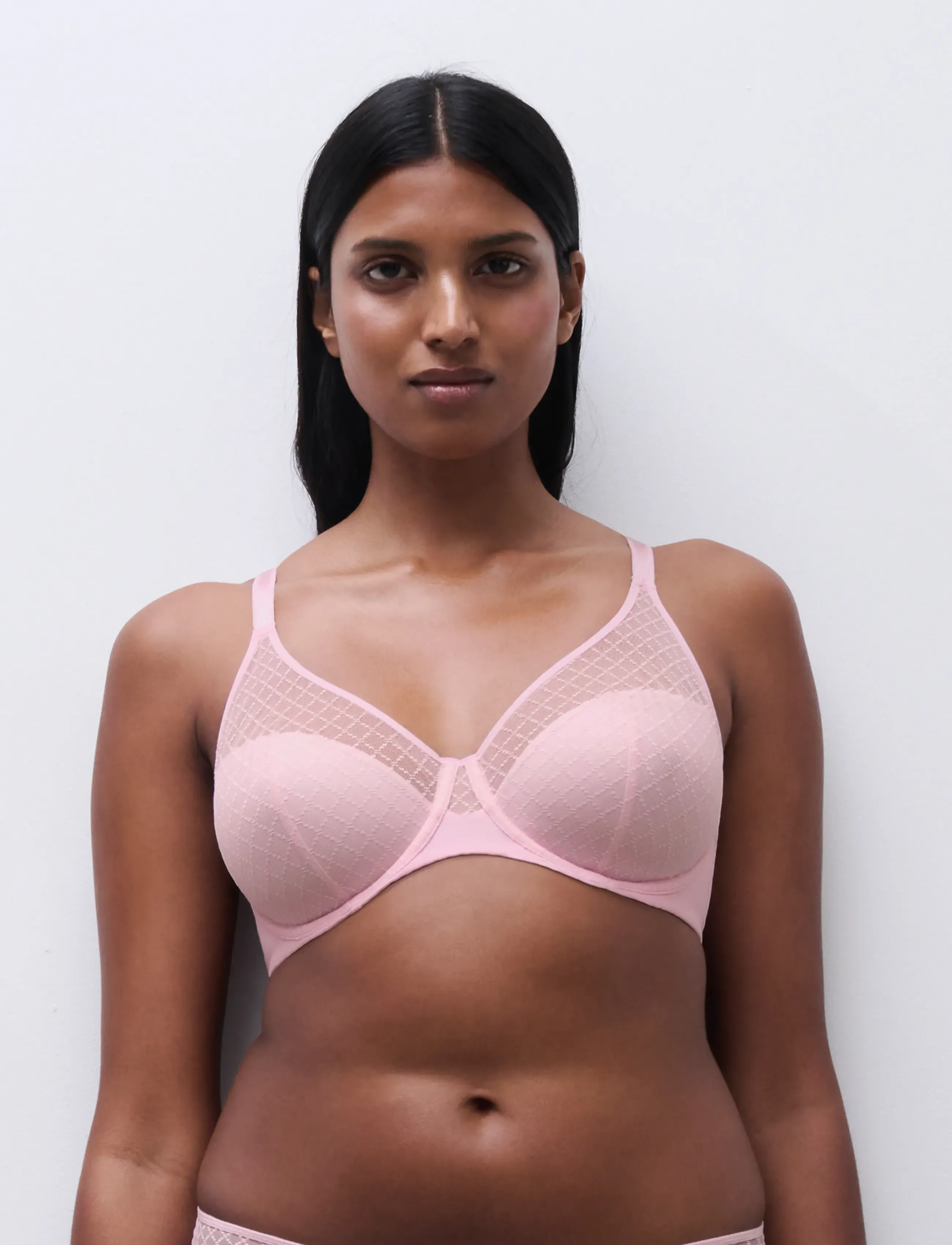CHANTELLE - Norah Chic Covering molded bra - wired bras - candy pink - 5