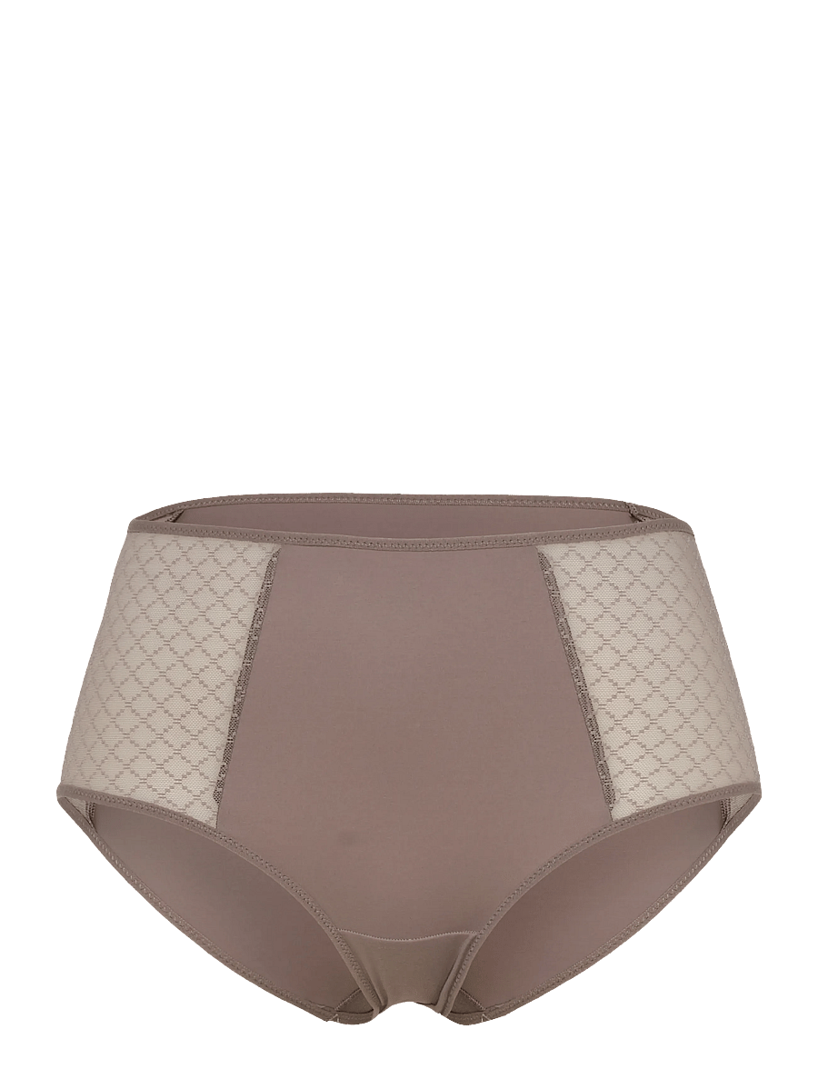 CHANTELLE - NORAH CHIC High waisted full brief - midi- og maxi nærbuxur - bronzed taupe - 1