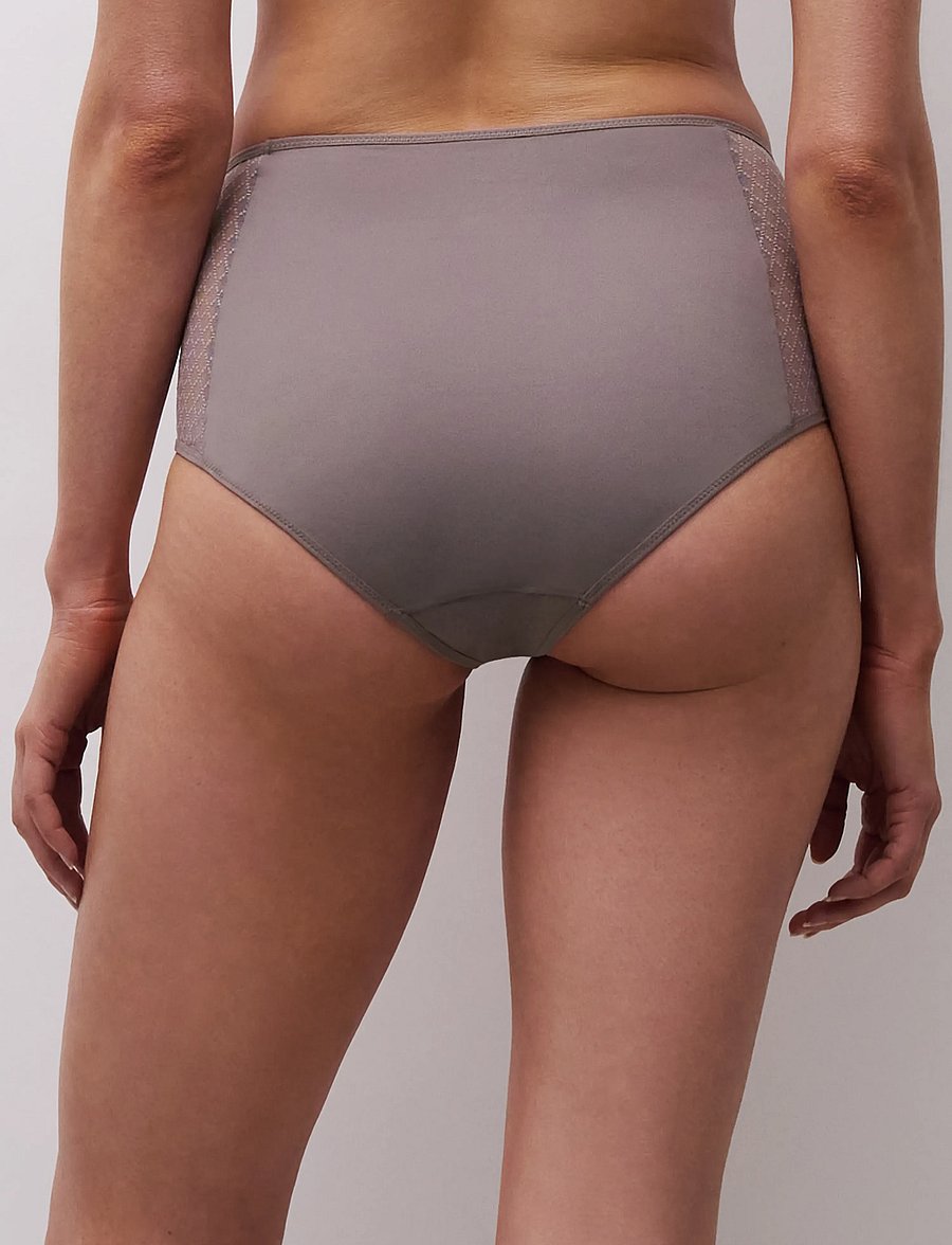 CHANTELLE - NORAH CHIC High waisted full brief - midi- og maxi nærbuxur - bronzed taupe - 4