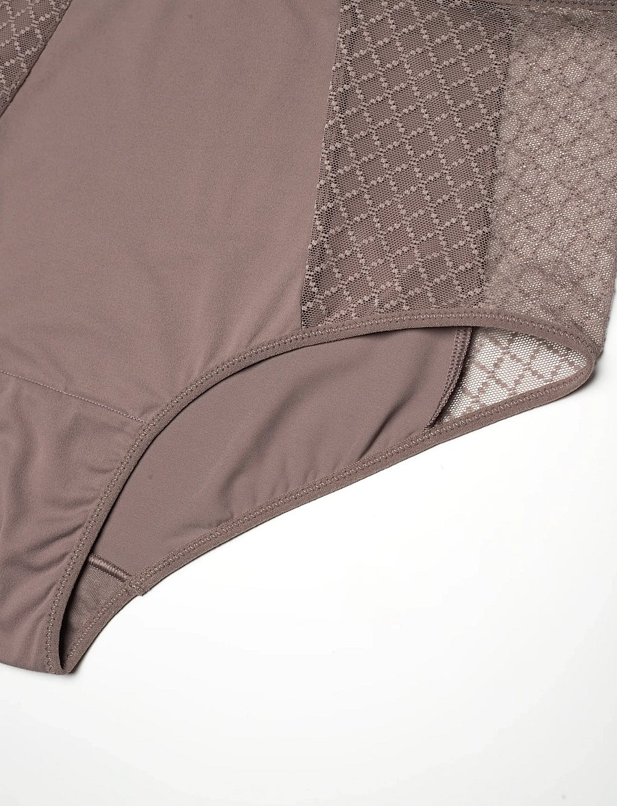 CHANTELLE - NORAH CHIC High waisted full brief - midi- og maxi nærbuxur - bronzed taupe - 5