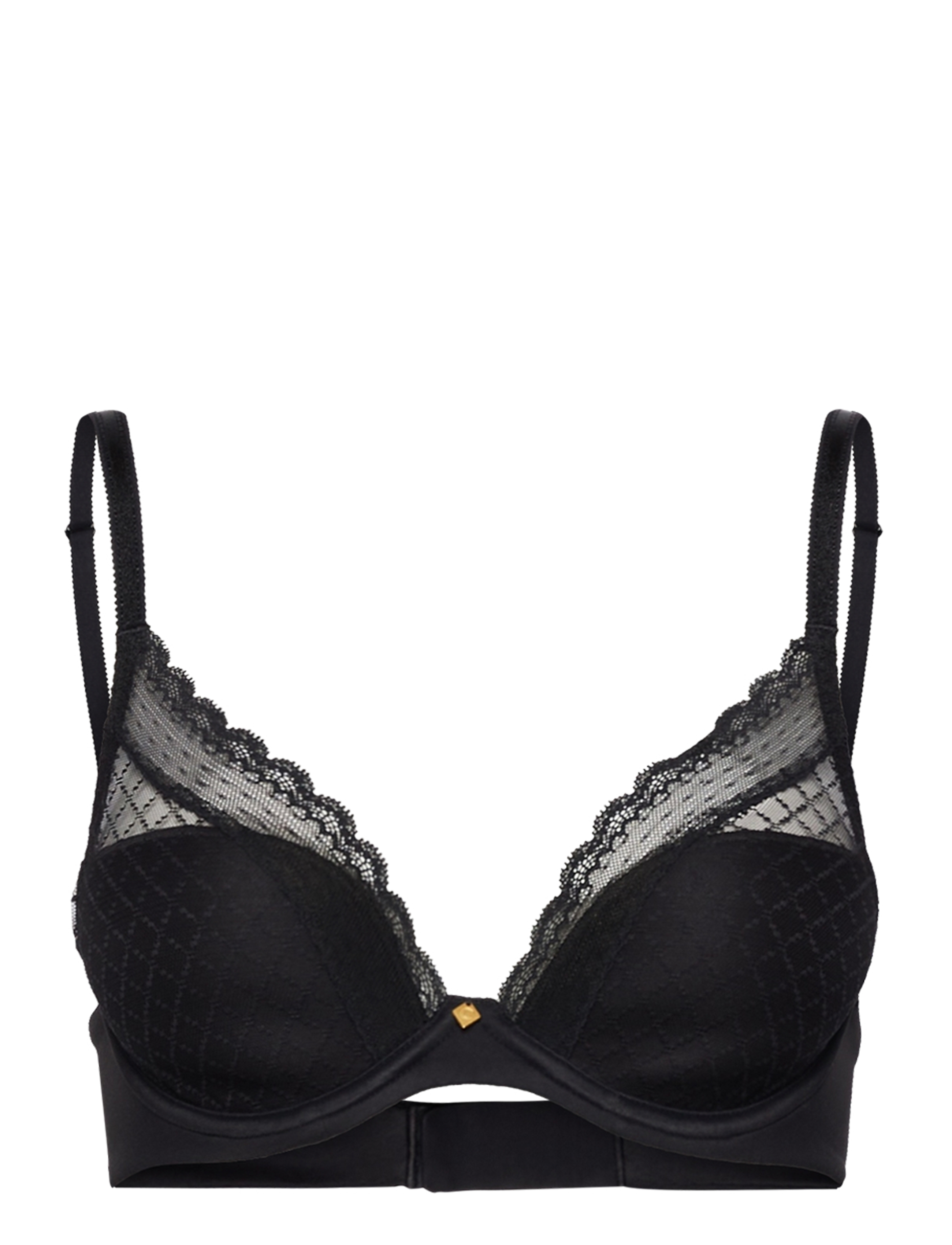 CHANTELLE Norah Chic Plunge t-shirt bra - BH'er - BLACK / black