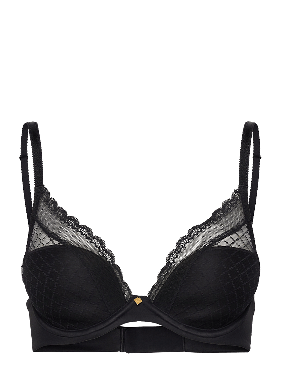 CHANTELLE - Norah Chic Plunge t-shirt bra - plunge bhs - black - 1